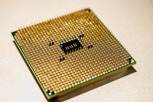 gold quantum computing chip