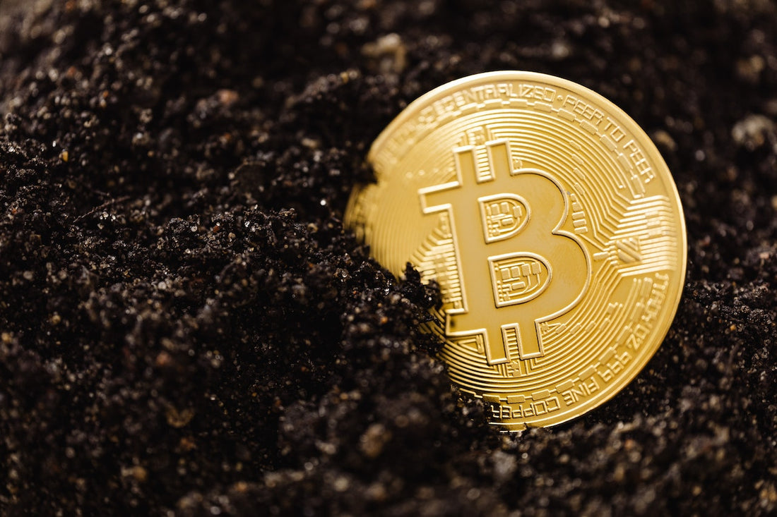 Bitcoin in soil